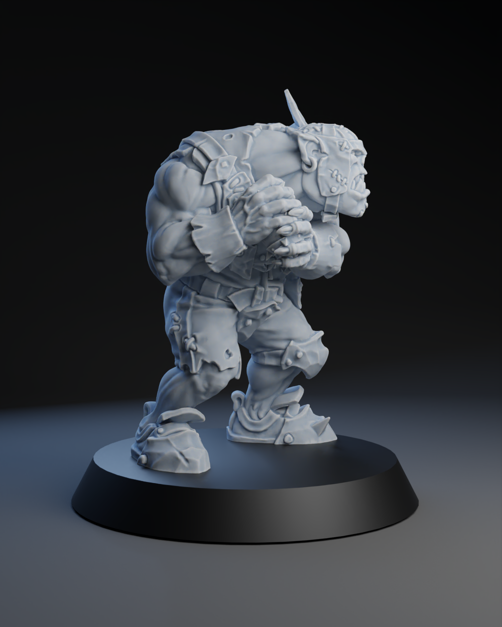 Pig Iron Pummelers Team - Thrower | Brutefun Miniatures | Resin