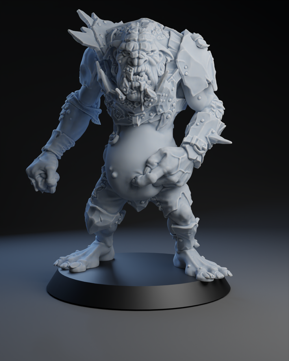 Pig Iron Pummelers Team - Troll | Brutefun Miniatures | Resin