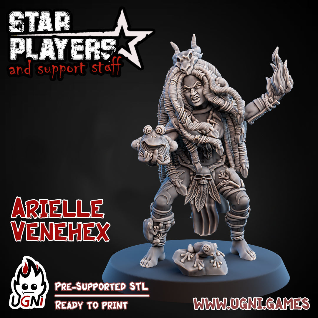 Star Player - Arielle Venehex | UGNI Miniatures | Resin