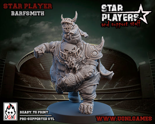 Star Player - Barfsmith | UGNI Miniatures | Resin