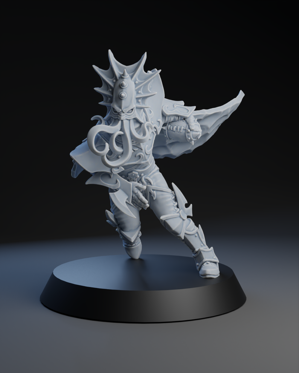 Dark Elves Team - Star Player | Brutefun Miniatures | Resin