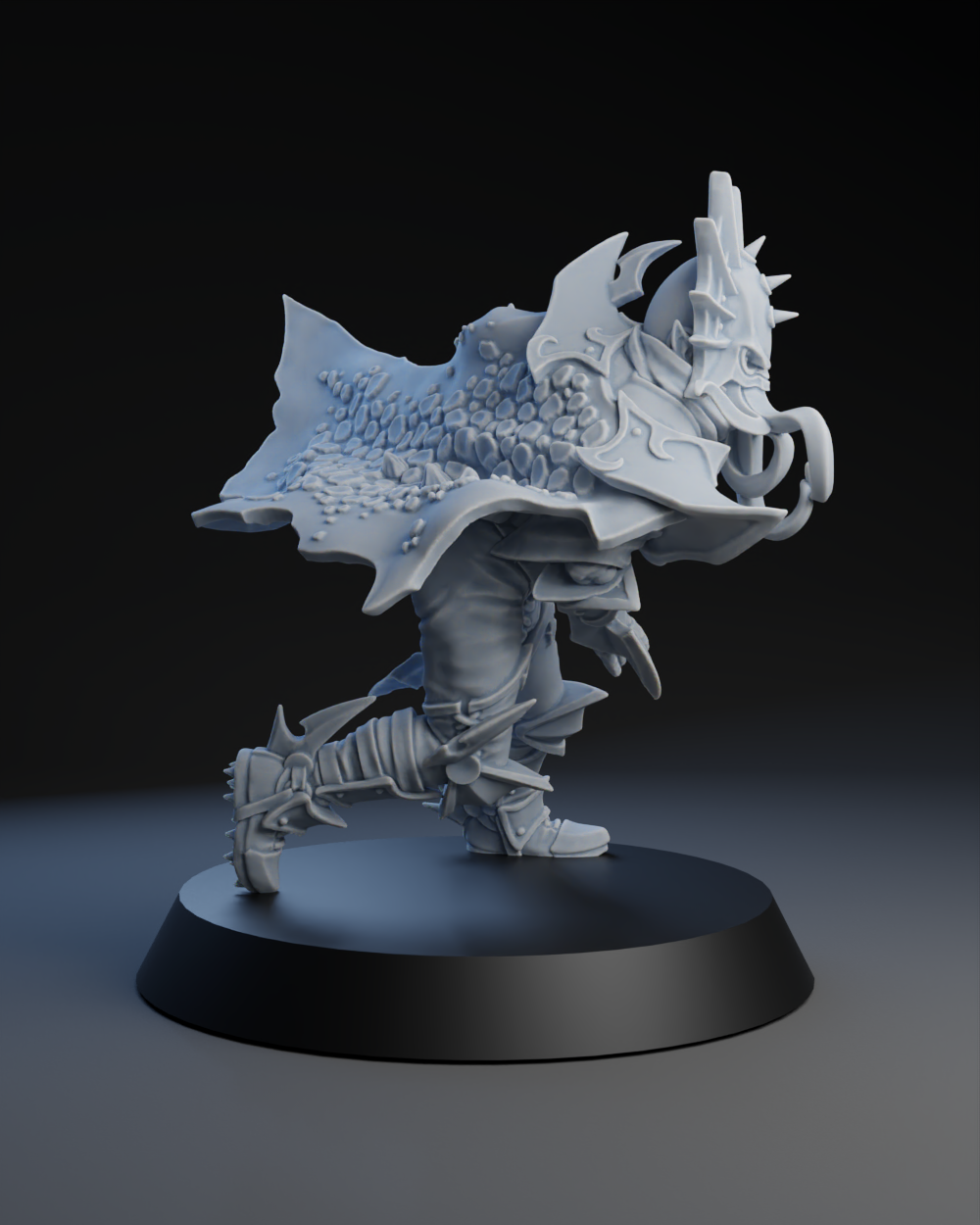 Dark Elves Team - Star Player | Brutefun Miniatures | Resin