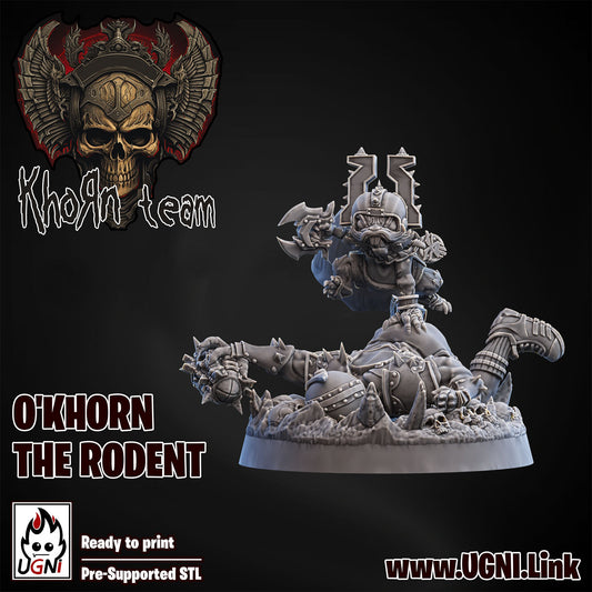 Star Player - O'Khorn the Rodent | UGNI Miniatures | Resin