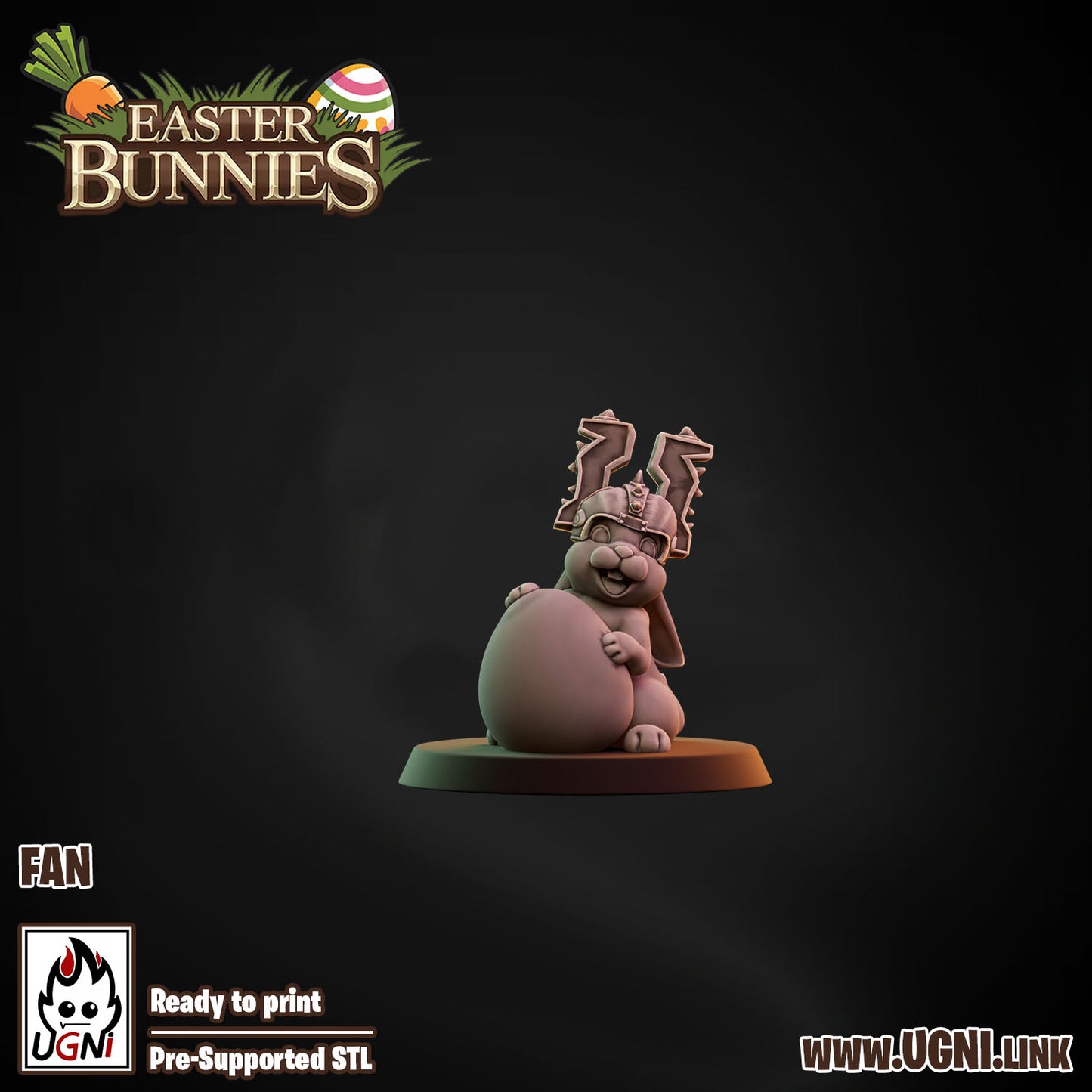 Easter Bunnies Team - Team Fan | UGNI Miniatures | Resin