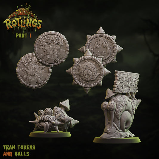 Rotlings (Snotlings Team) - Accessories | UGNI Miniatures | Resin