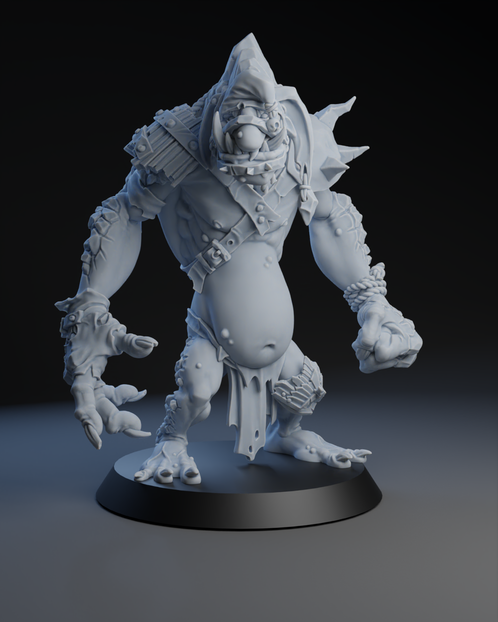 Snottingham Skwurtz Team - Troll 02 | Brutefun Miniatures | Resin