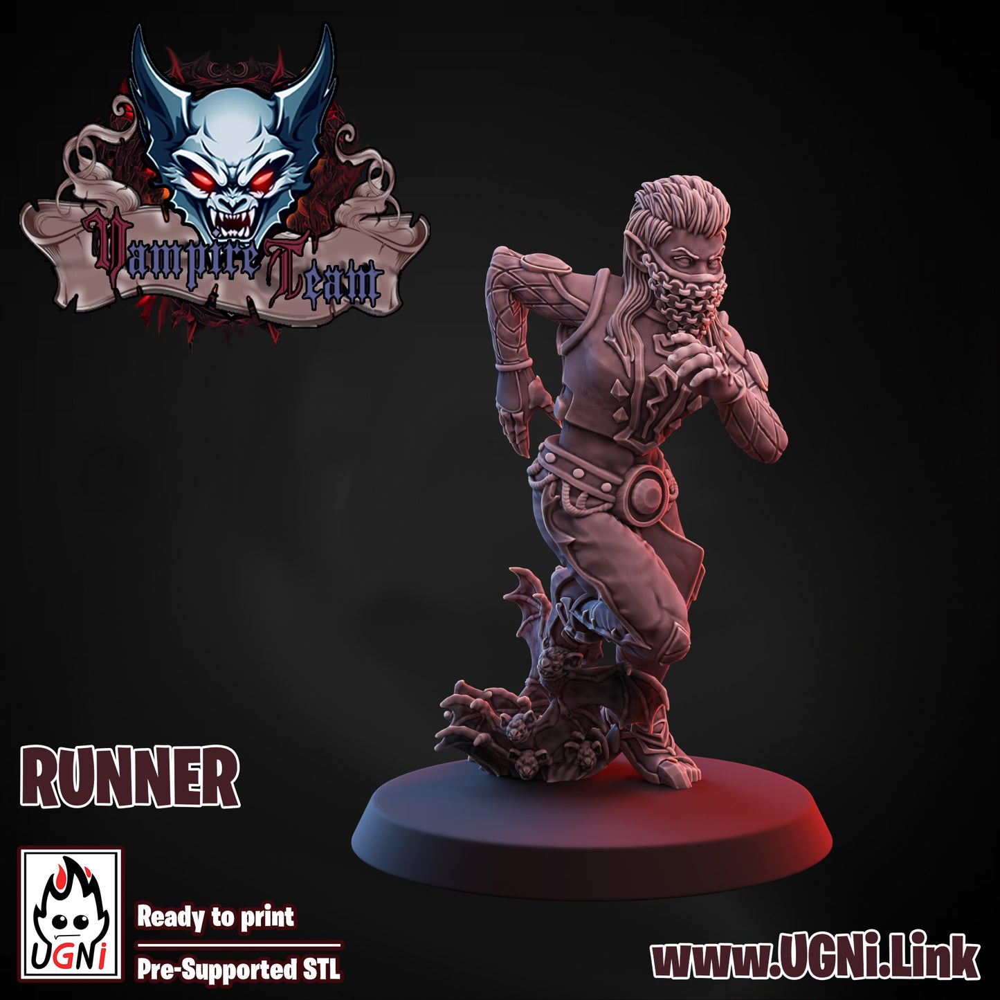 Vampire Team - Runner 01 | UGNI Miniatures | Resin