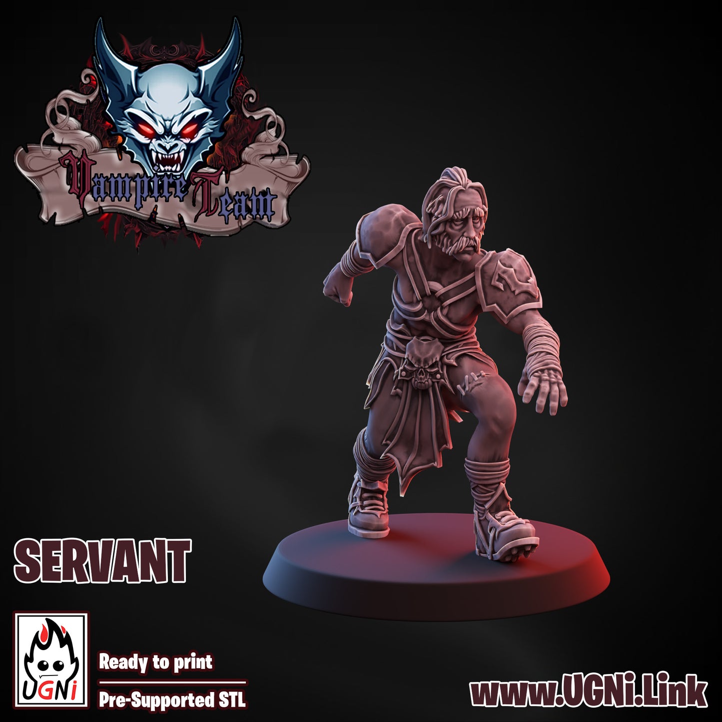 Vampire Team - Servant 06 | UGNI Miniatures | Resin
