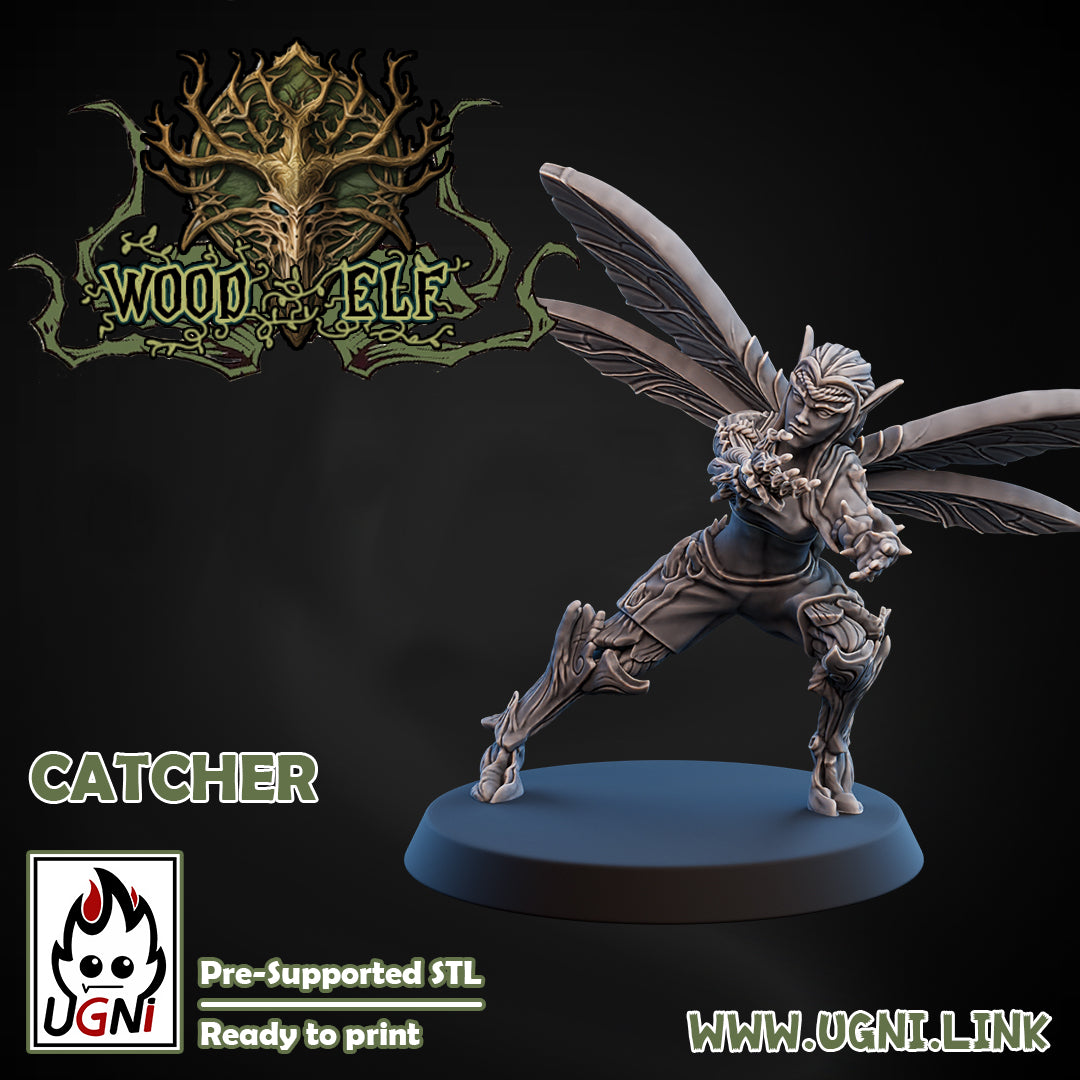 Wood Elf - Catcher 04 | UGNI Miniatures | Resin