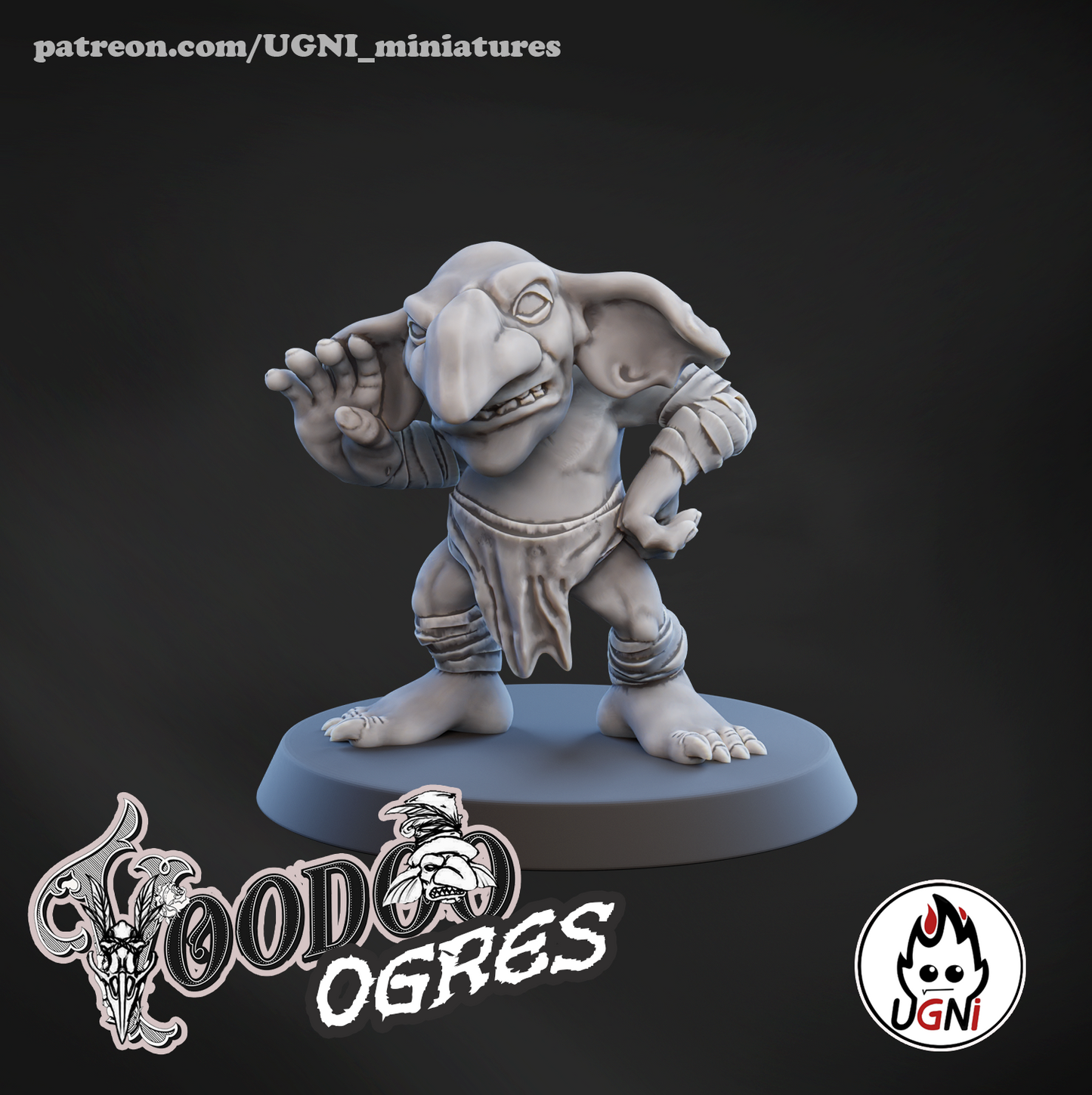 Ogres Team - Voodoo Ogres | UGNI Miniatures | Resin