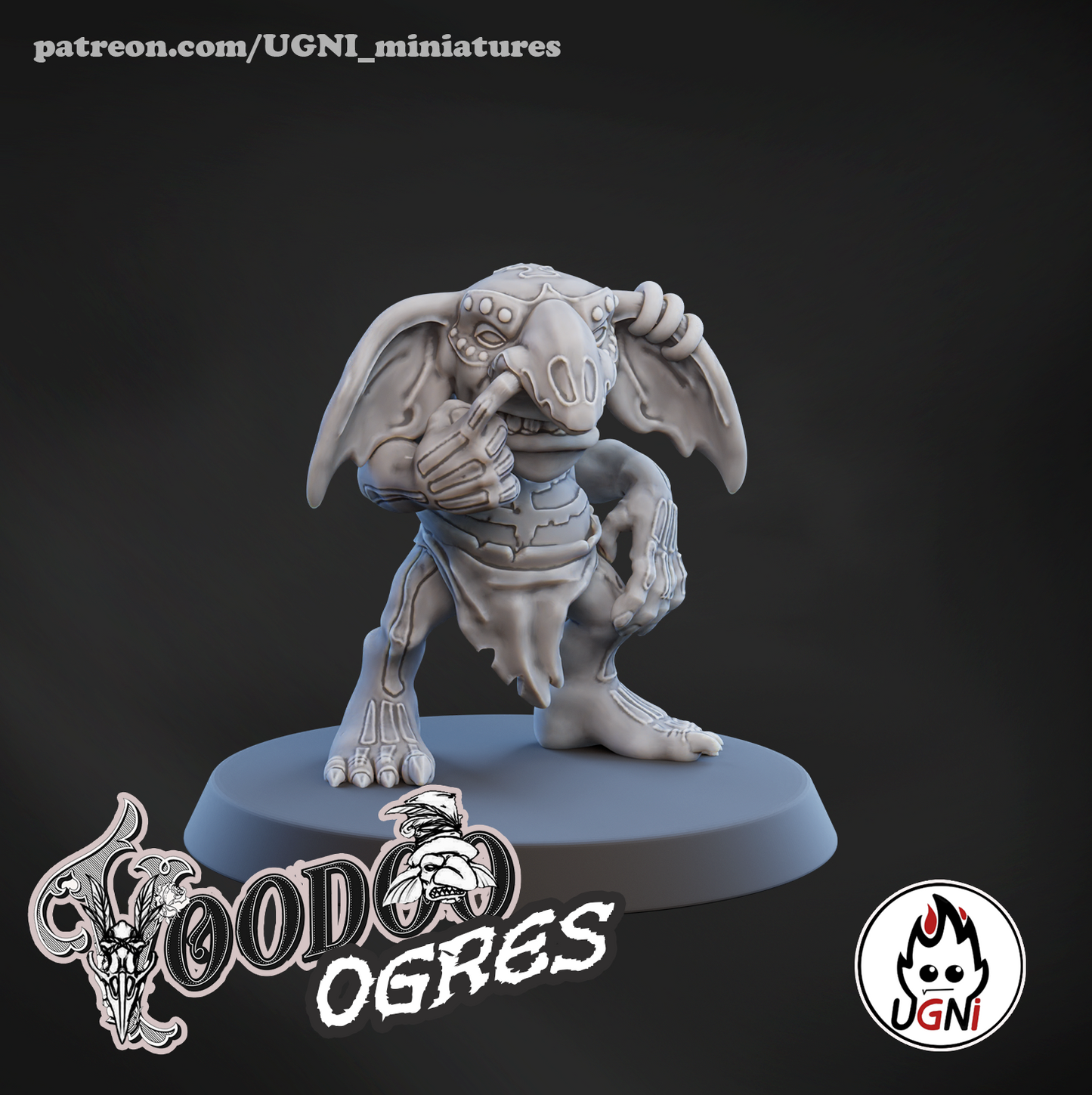 Ogres Team - Voodoo Ogres | UGNI Miniatures | Resin