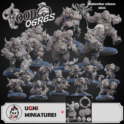 Ogres Team - Voodoo Ogres | UGNI Miniatures | Resin
