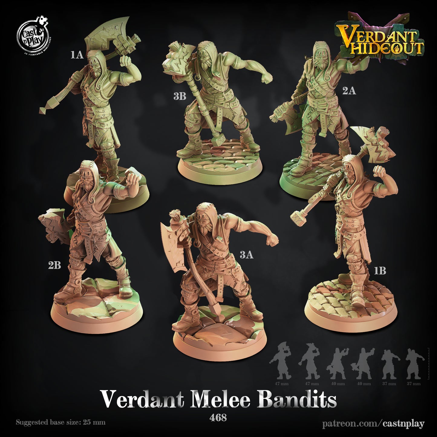 Verdant Melee Bandits - Verdant Company Hideout | Cast N Play | Resin