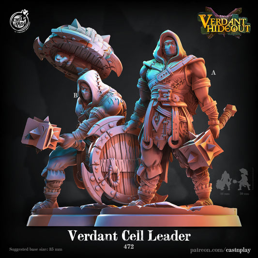 Verdant Cell Leader - Verdant Company Hideout | Cast N Play | Resin