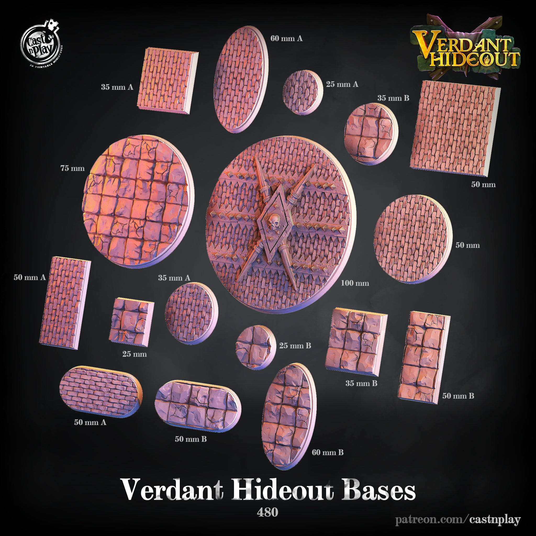 Verdant Hideout Bases - Verdant Company Hideout | Cast N Play | Resin ...