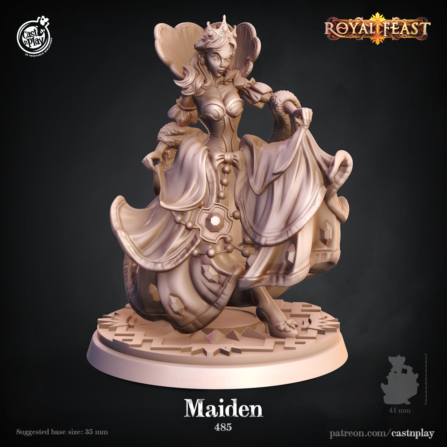 Maiden - Royal Feast | Cast N Play | Resin