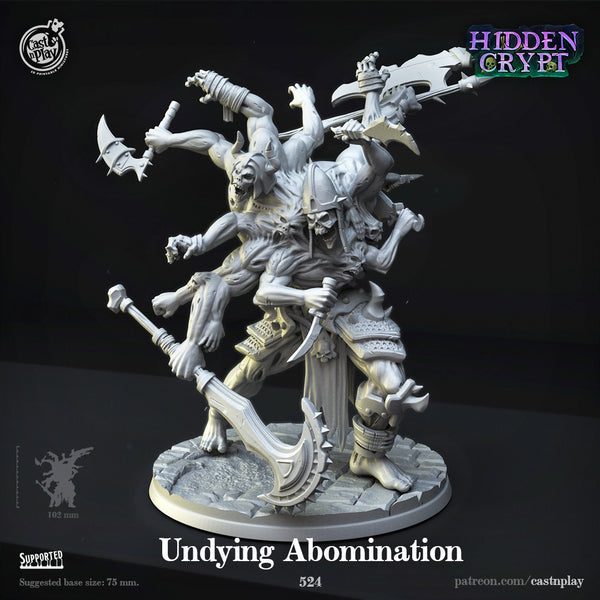 Undying Abomination - Hidden Crypt | Cast N Play | Resin – 3D Creatables