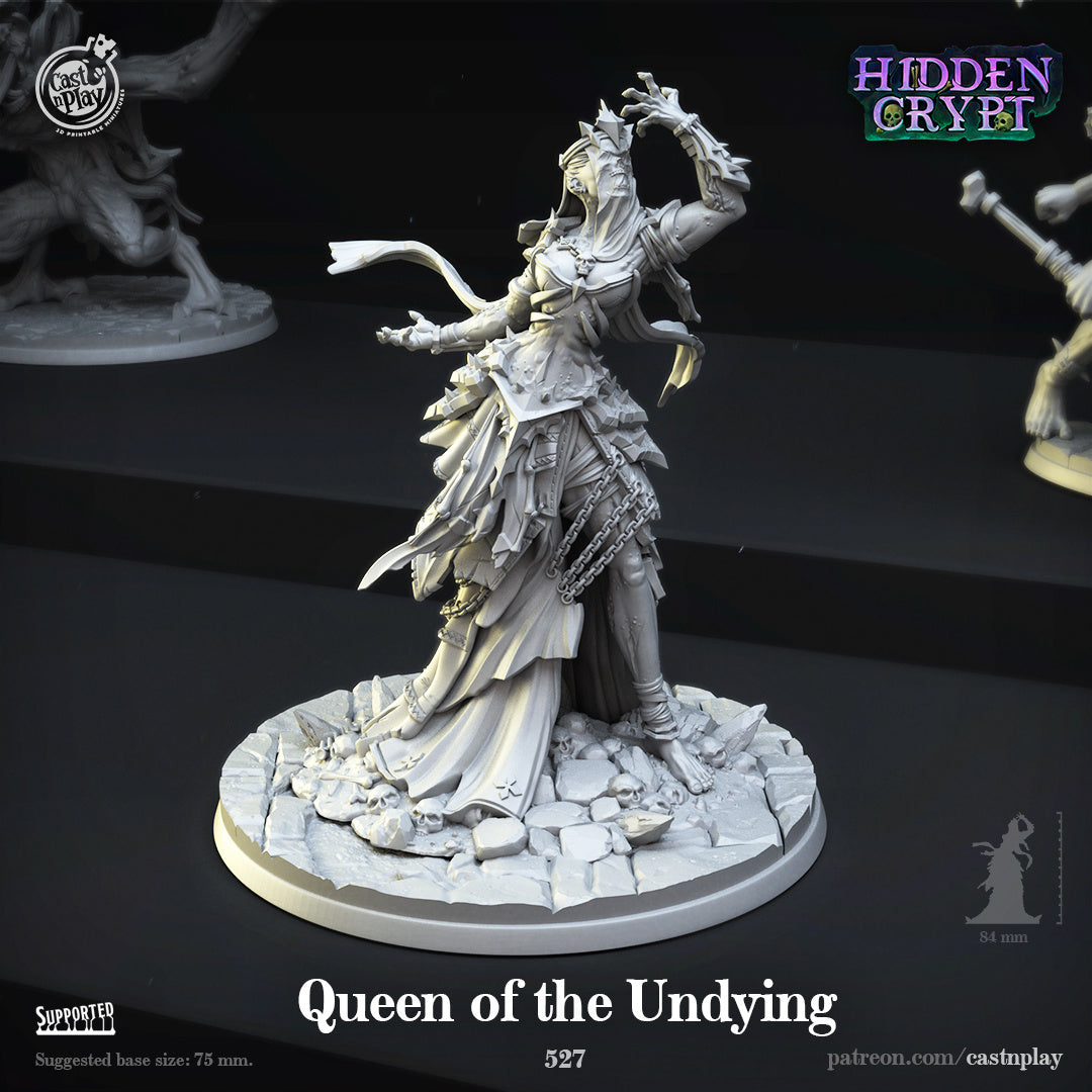 Queen of the Undying - Hidden Crypt | Cast N Play | Resin – 3D Creatables