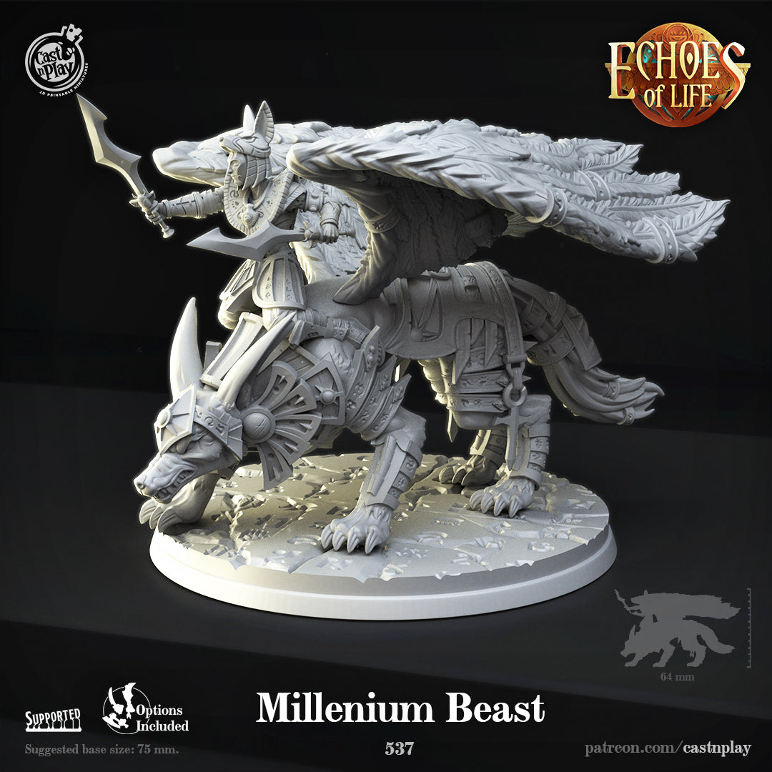 Millennium Beast - Echoes of Life | Cast N Play | Resin