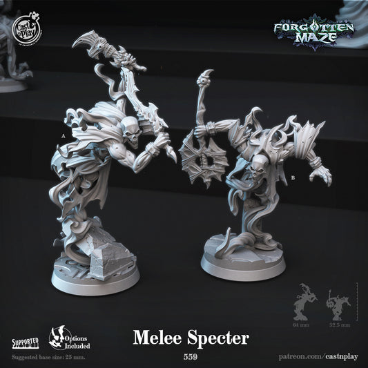 Melee Specter - Forgotten Maze | Cast N Play | Resin