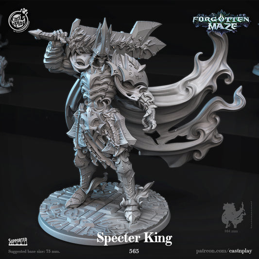Specter King - Forgotten Maze | Cast N Play | Resin