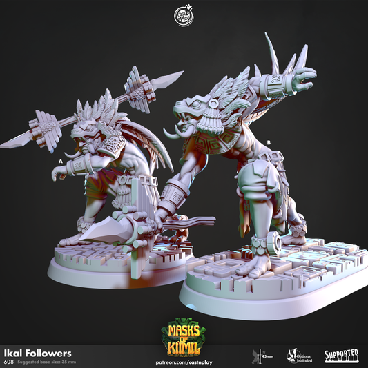Ikal Followers - Masks of Kiimil | Cast N Play | Resin