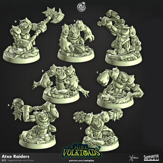 Atxe Raiders - Mire Volktoads | Cast N Play | Resin