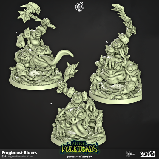 Frogbeast Riders - Mire Volktoads | Cast N Play | Resin