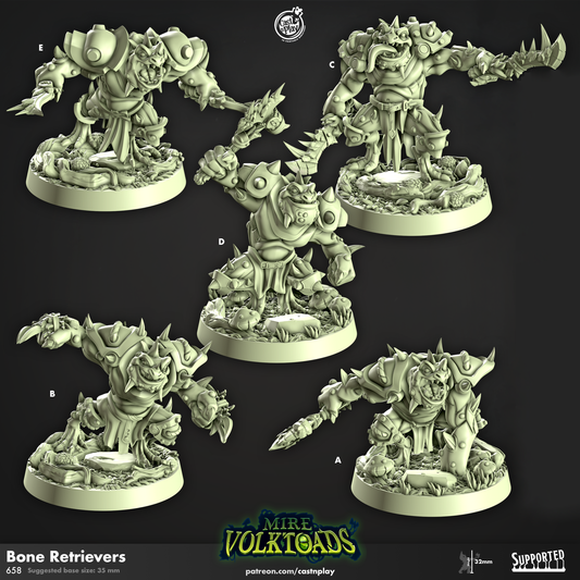 Bone Retrievers - Mire Volktoads | Cast N Play | Resin