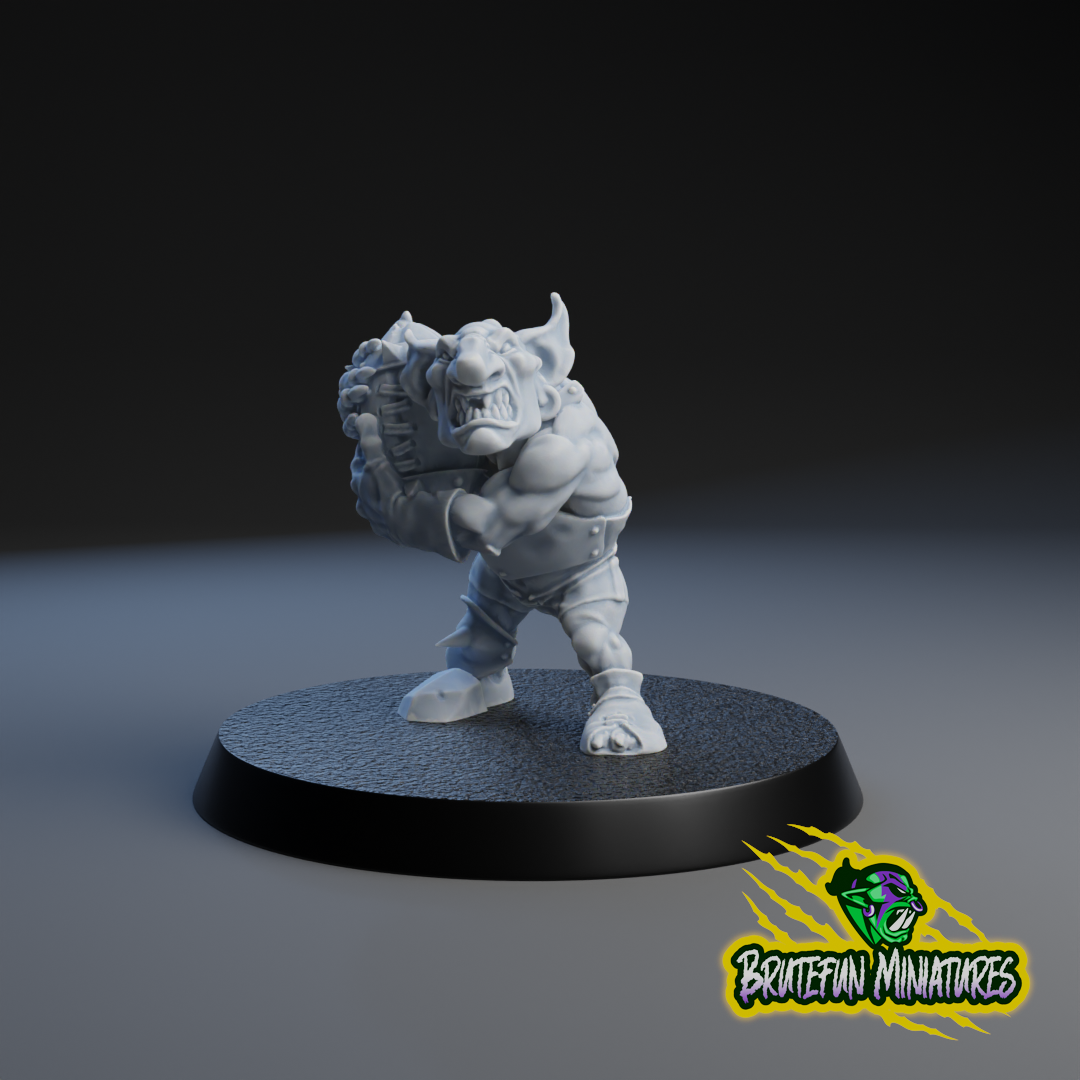 Black Orcs Team - Full Team (16 models) | Brutefun Miniatures | Resin