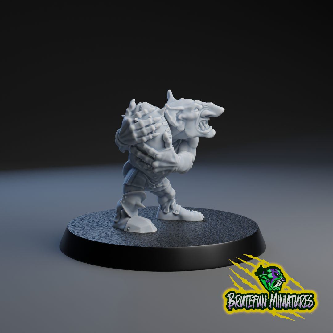 Black Orcs Team - Full Team (16 models) | Brutefun Miniatures | Resin