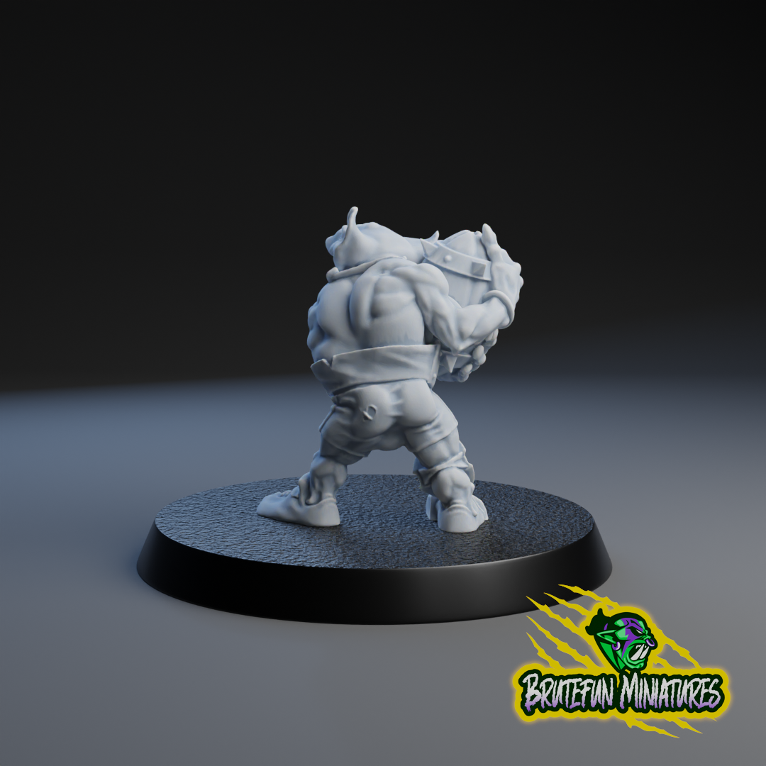 Black Orcs Team - Full Team (16 models) | Brutefun Miniatures | Resin