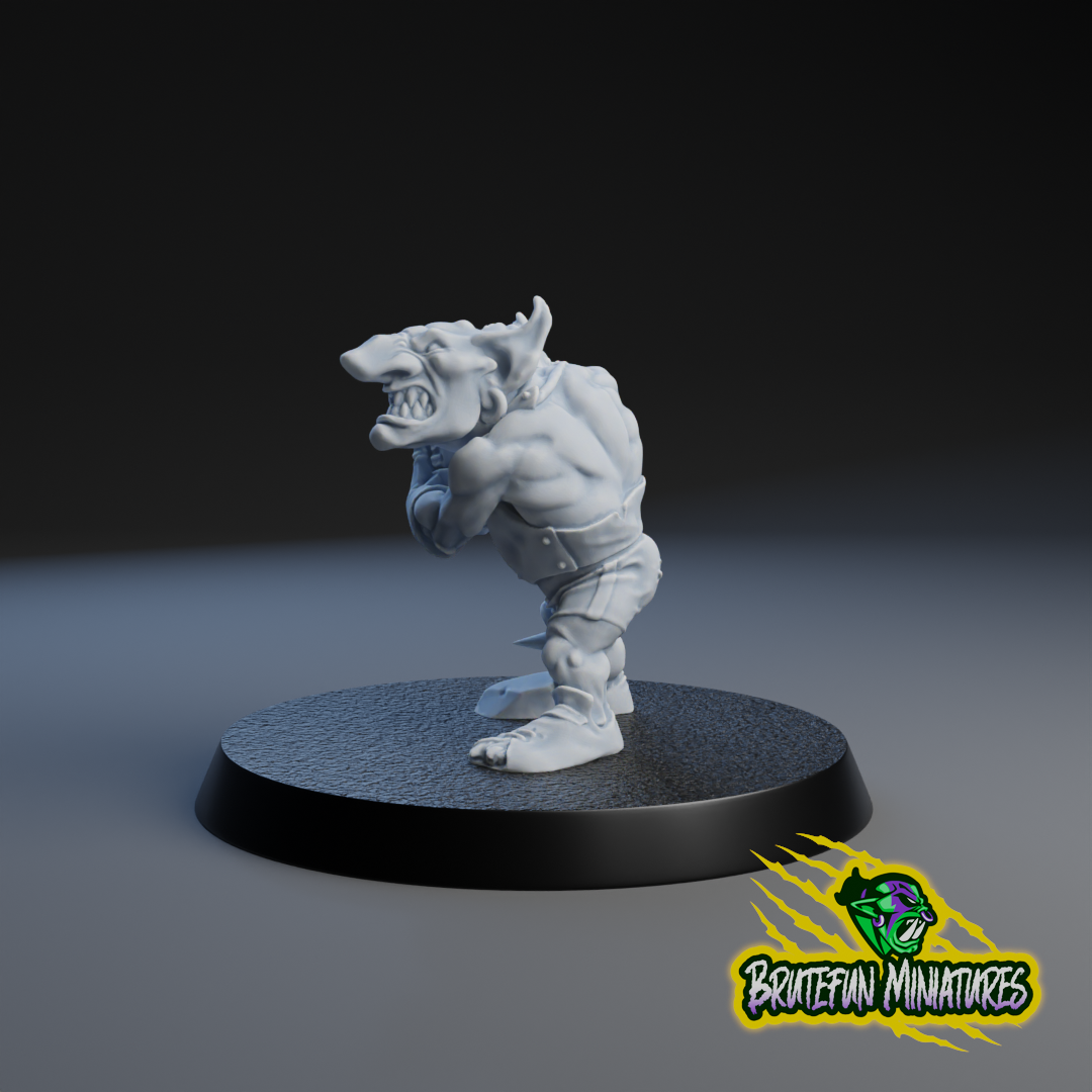 Black Orcs Team - Full Team (16 models) | Brutefun Miniatures | Resin