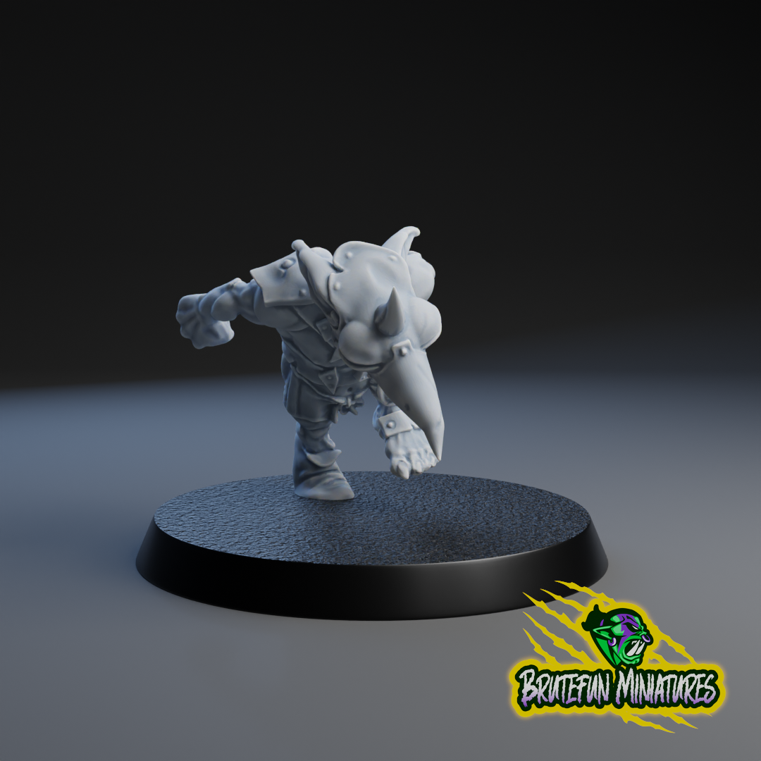 Black Orcs Team - Individual Models | Brutefun Miniatures | Resin