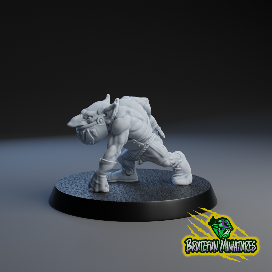 Black Orcs Team - Full Team (16 models) | Brutefun Miniatures | Resin