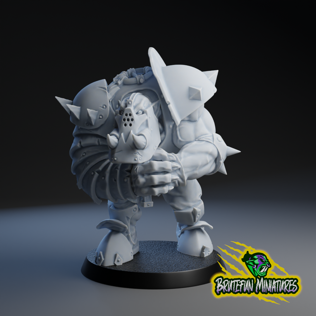 Black Orcs Team - Full Team (16 models) | Brutefun Miniatures | Resin