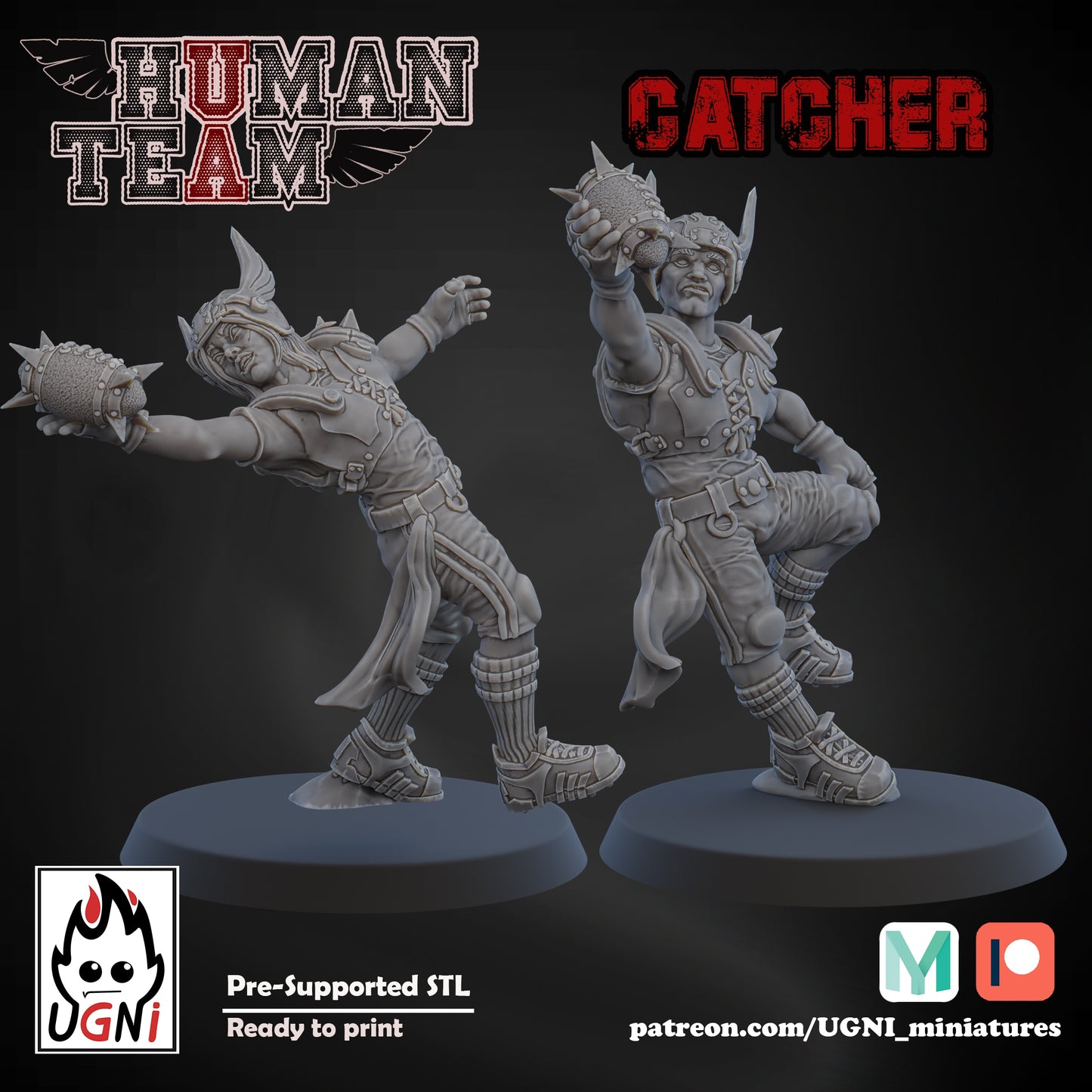 Human Team | UGNI Miniatures | Resin