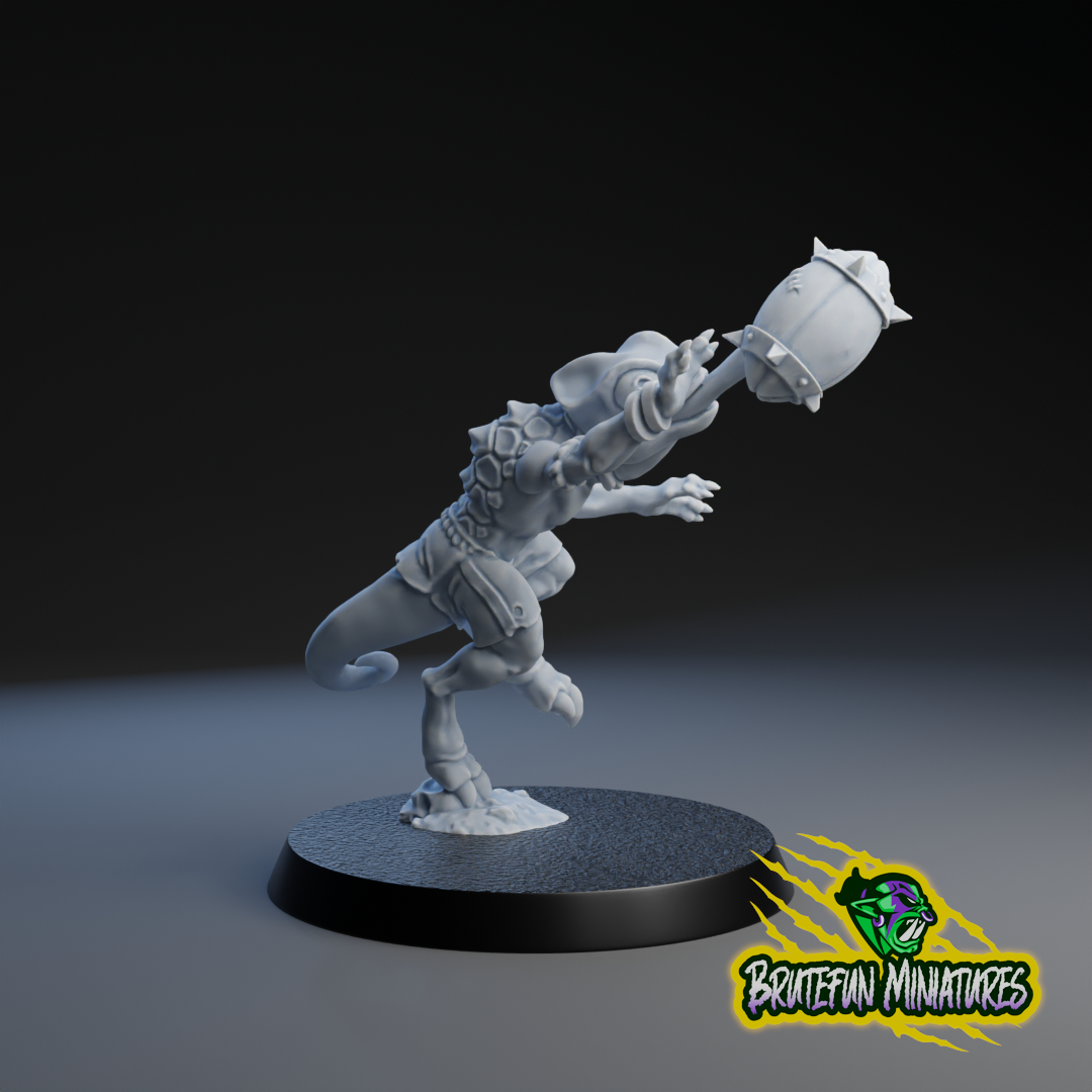 Lizardmen Team - Individual Models | Brutefun Miniatures | Resin