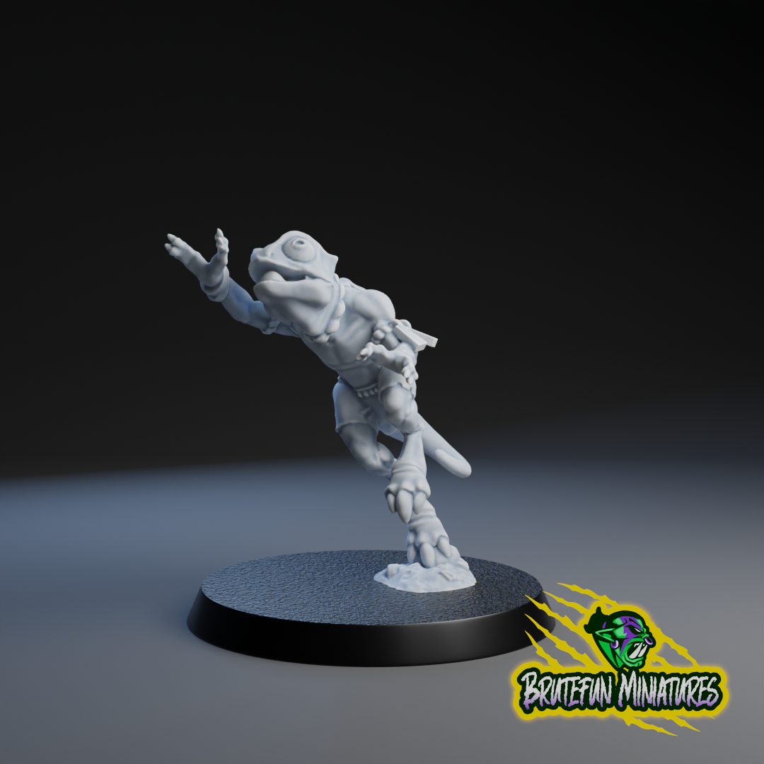 Lizardmen Team - Individual Models | Brutefun Miniatures | Resin