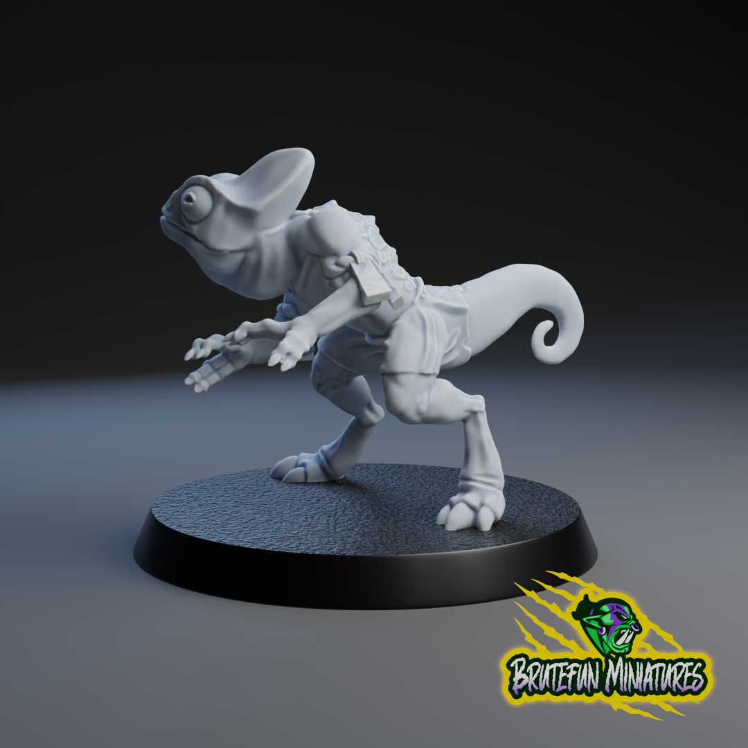 Lizardmen Team - Individual Models | Brutefun Miniatures | Resin