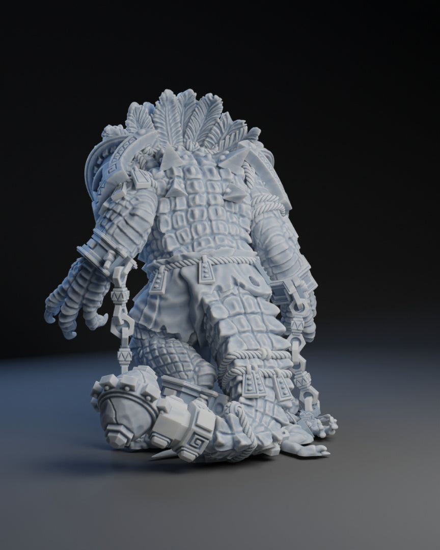 Crocodile Star Player | Brutefun Miniatures | Resin