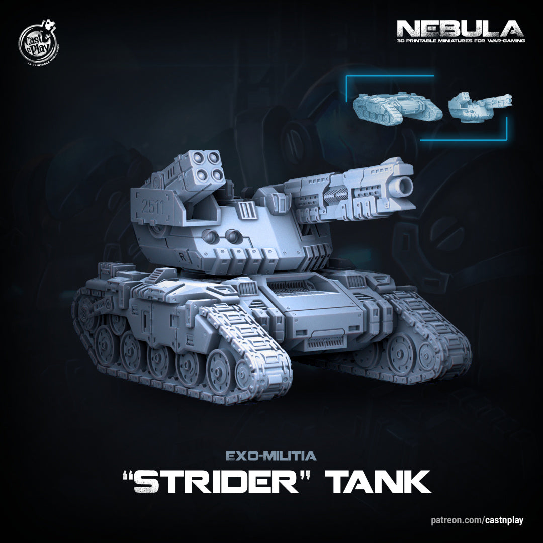 Exo-Militia - Nebula Skirmish Wargame | Cast N Play | Resin