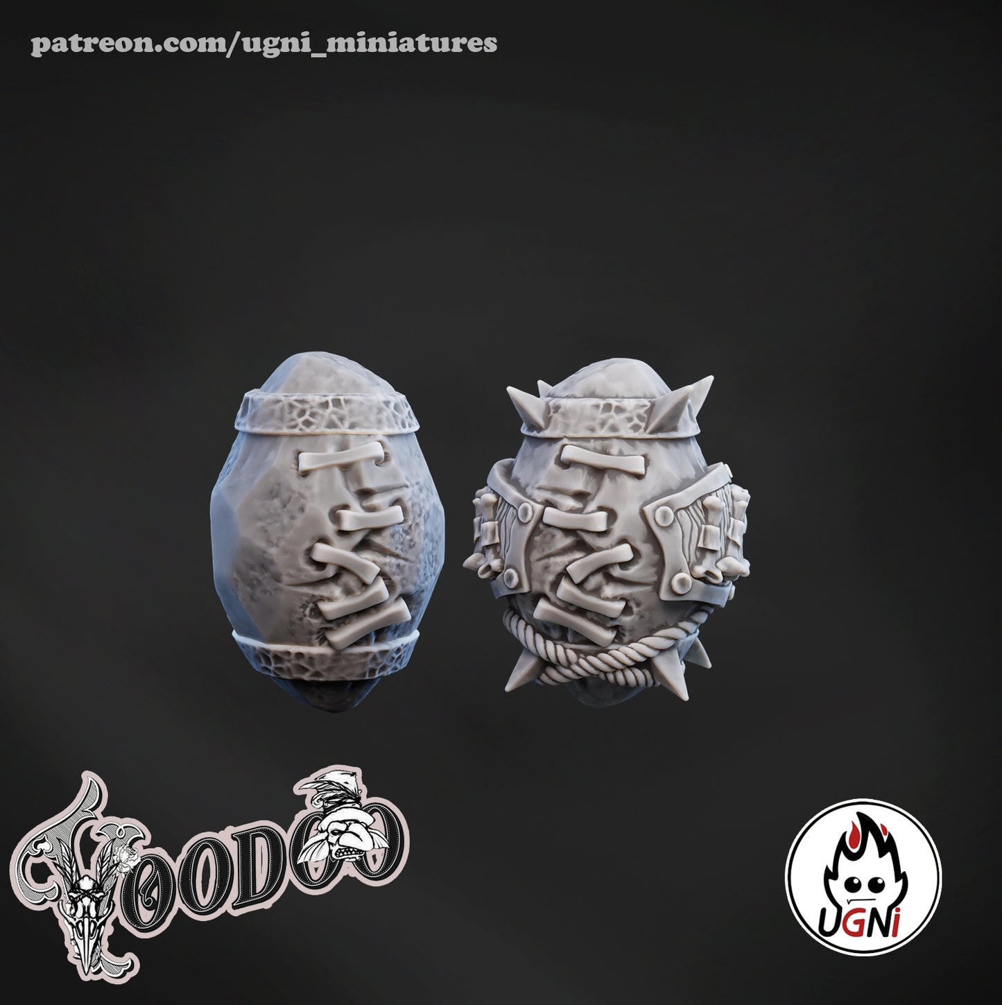 Ogres Team - Voodoo Ogres | UGNI Miniatures | Resin