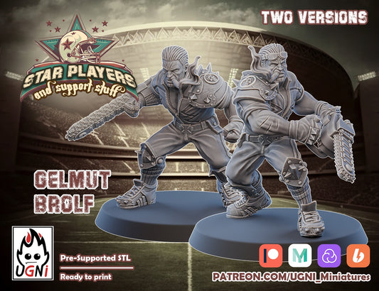 Gelmut Brolf | UGNI Miniatures | Resin
