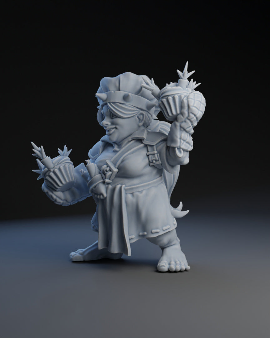 Halfling Bomber Star Player | Brutefun Miniatures | Resin