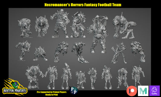 Necromancer's Horrors Team - Individual Models | Brutefun Miniatures | Resin