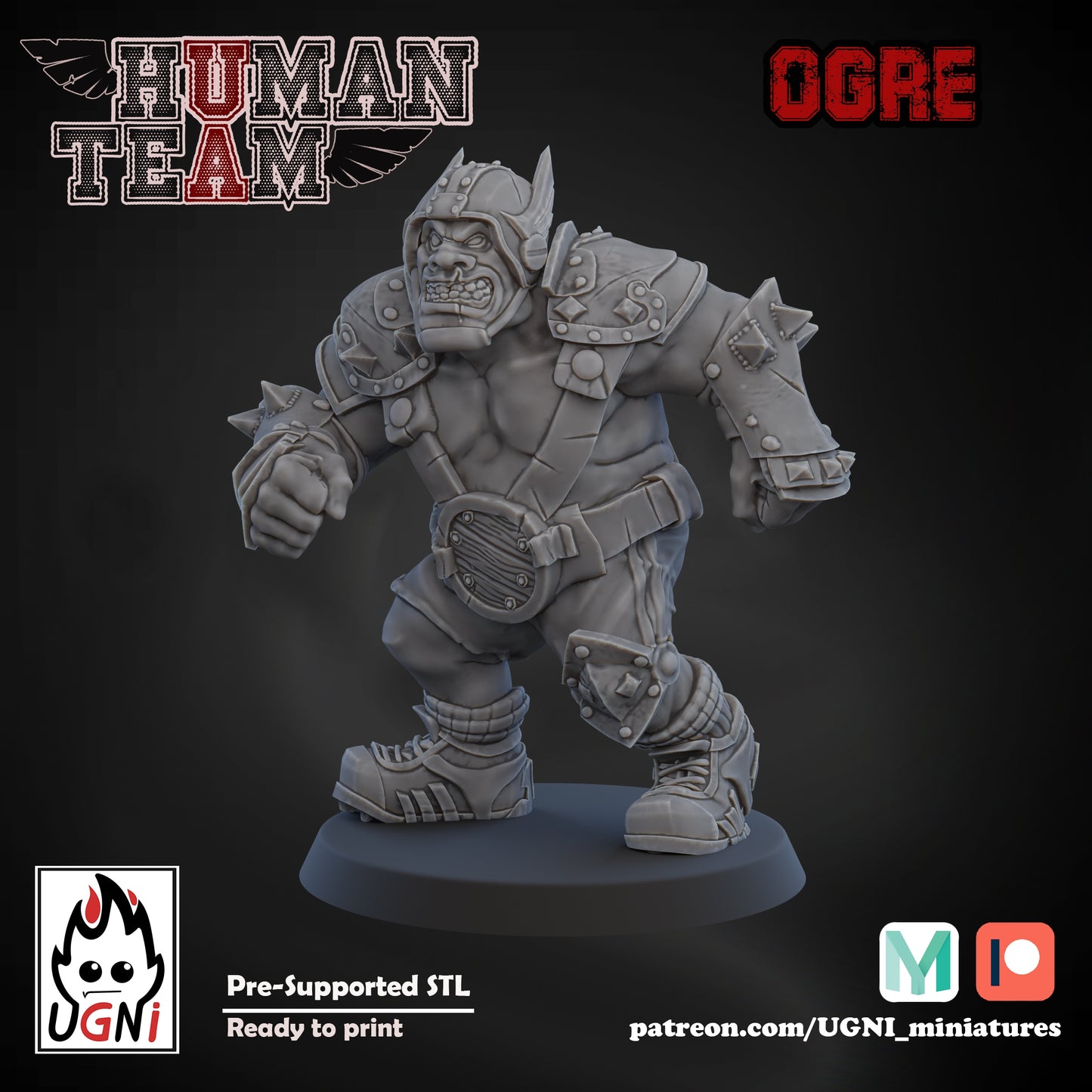 Human Team | UGNI Miniatures | Resin