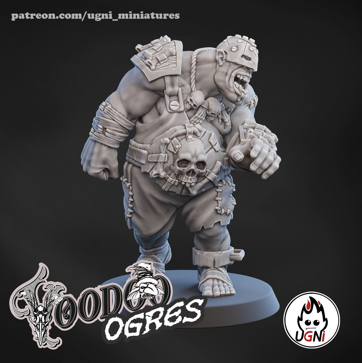 Ogres Team - Voodoo Ogres | UGNI Miniatures | Resin