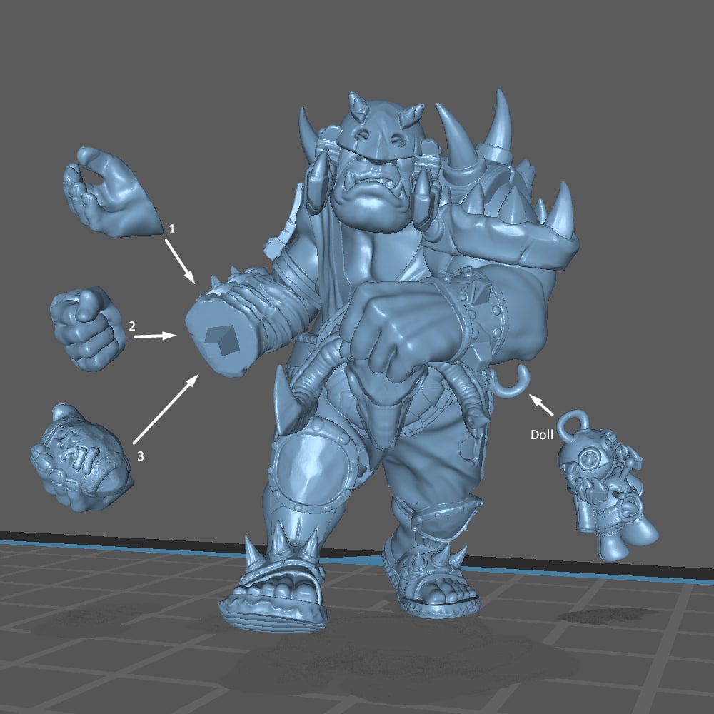 Ogres Team - Voodoo Ogres | UGNI Miniatures | Resin