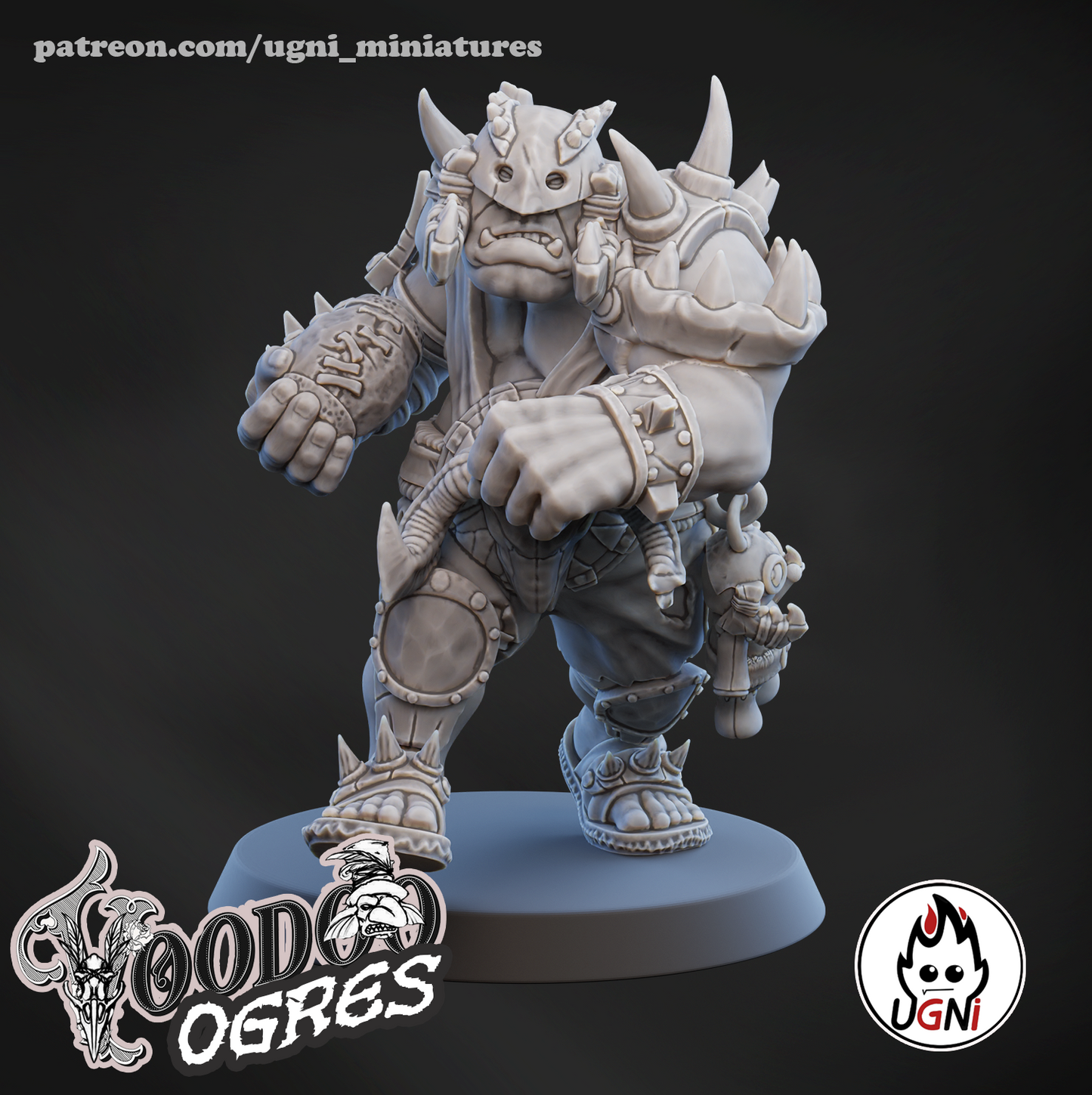 Ogres Team - Voodoo Ogres | UGNI Miniatures | Resin